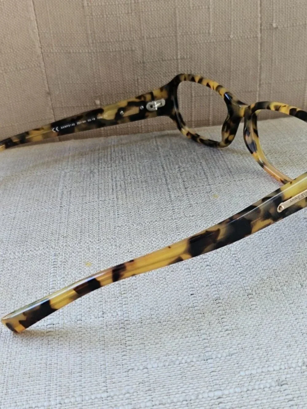 Anne Klein New York Eyeglasses Frame Brown Tortoise Eyewear Glasses AKNY3140